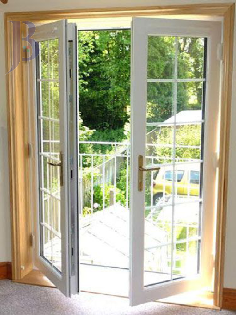 upvc glass door outside view