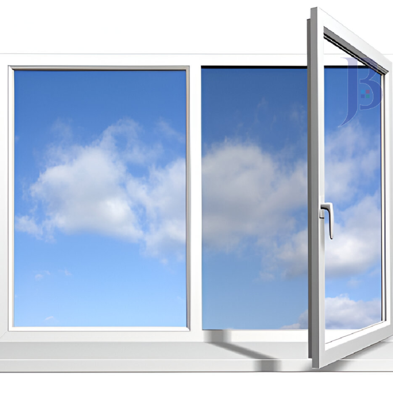 upvc openable door and sky